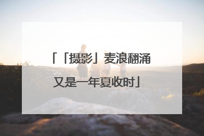 「摄影」麦浪翻涌 又是一年夏收时