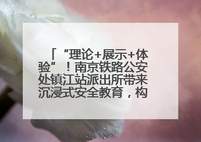 “理论+展示+体验”！南京铁路公安处镇江站派出所带来沉浸式安全教育，构筑青少年暑期防线