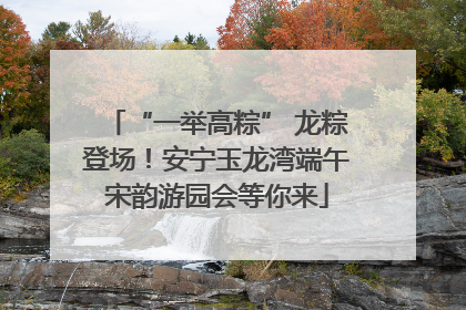 “一举高粽” 龙粽登场！安宁玉龙湾端午宋韵游园会等你来