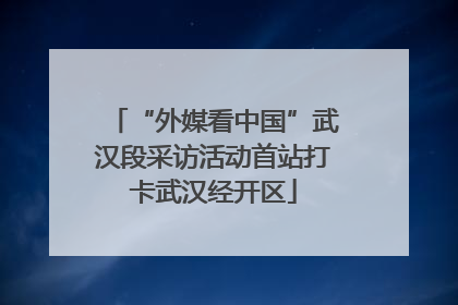 “外媒看中国”武汉段采访活动首站打卡武汉经开区