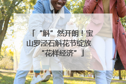 “斛”然开朗！宝山罗泾石斛花节绽放“花样经济”
