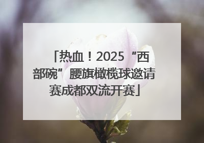 热血！2025“西部碗”腰旗橄榄球邀请赛成都双流开赛