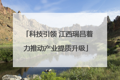 科技引领 江西瑞昌着力推动产业提质升级