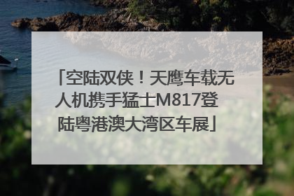 空陆双侠！天鹰车载无人机携手猛士M817登陆粤港澳大湾区车展