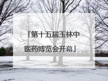 第十五届玉林中医药博览会开幕