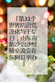 第31个世界防治荒漠化与干旱日，山东省防沙治沙经验交流会在东阿县举办
