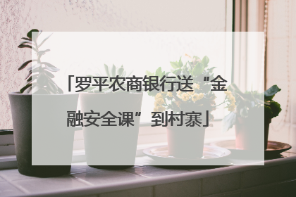 罗平农商银行送“金融安全课”到村寨