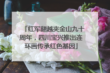 红军翻越夹金山九十周年，四川宝兴推出连环画传承红色基因