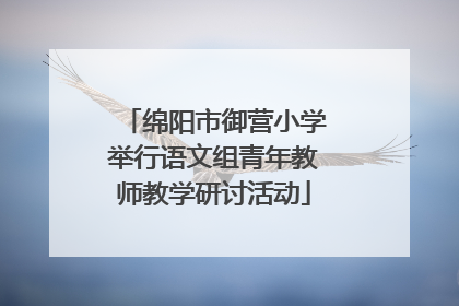 绵阳市御营小学举行语文组青年教师教学研讨活动