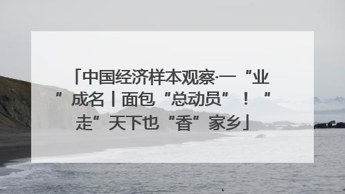 中国经济样本观察·一“业”成名丨面包“总动员”！“走”天下也“香”家乡
