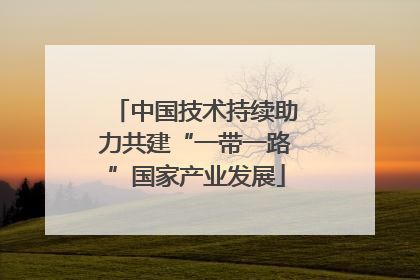 中国技术持续助力共建“一带一路”国家产业发展