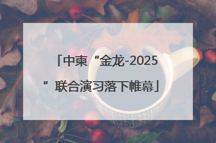 中柬“金龙-2025”联合演习落下帷幕