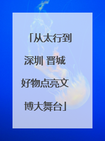 从太行到深圳 晋城好物点亮文博大舞台