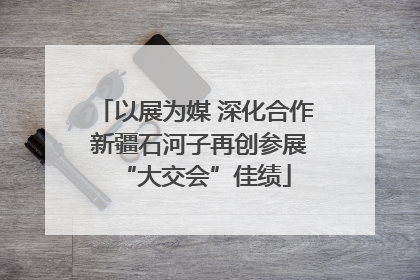 以展为媒 深化合作 新疆石河子再创参展“大交会”佳绩