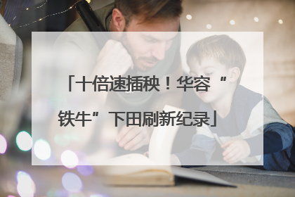 十倍速插秧！华容“铁牛”下田刷新纪录
