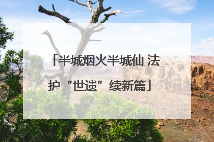半城烟火半城仙 法护“世遗”续新篇