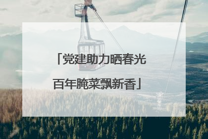 党建助力晒春光 百年腌菜飘新香