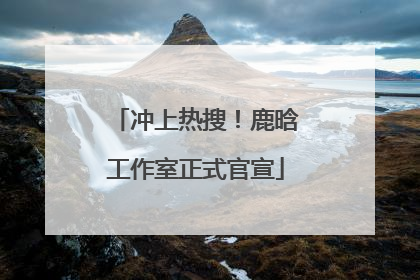 冲上热搜！鹿晗工作室正式官宣