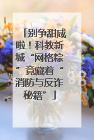 别争甜咸啦！科教新城“网格粽”竟藏着“消防与反诈秘籍”