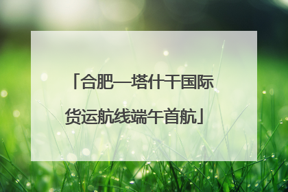 合肥—塔什干国际货运航线端午首航