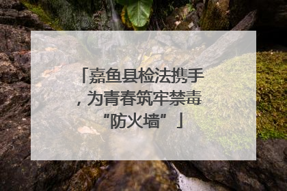 嘉鱼县检法携手，为青春筑牢禁毒“防火墙”