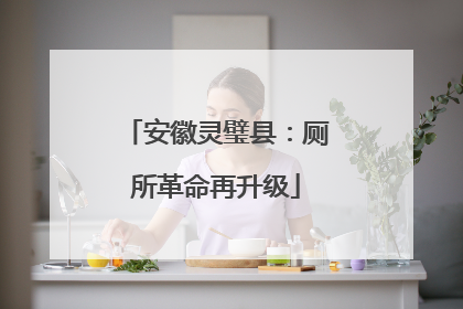 安徽灵璧县：厕所革命再升级