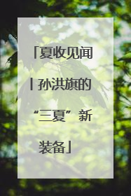 夏收见闻丨孙洪旗的“三夏”新装备