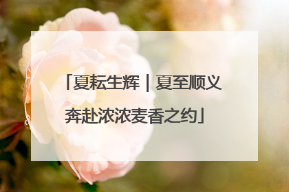 夏耘生辉｜夏至顺义奔赴浓浓麦香之约