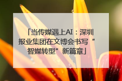 当传媒遇上AI：深圳报业集团在文博会书写“智媒转型”新篇章