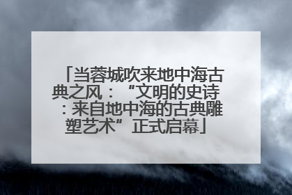 当蓉城吹来地中海古典之风：“文明的史诗：来自地中海的古典雕塑艺术”正式启幕