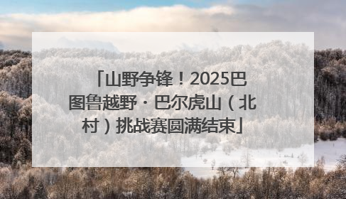 山野争锋！2025巴图鲁越野・巴尔虎山（北村）挑战赛圆满结束