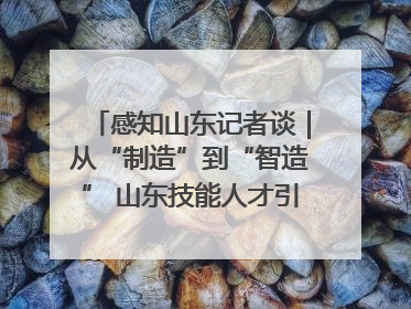 感知山东记者谈｜从“制造”到“智造” 山东技能人才引领产业升级