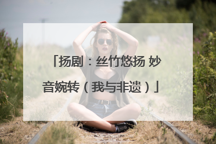 扬剧：丝竹悠扬 妙音婉转（我与非遗）