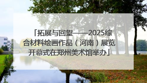 拓展与回望——2025综合材料绘画作品（河南）展览开幕式在郑州美术馆举办