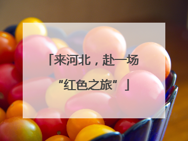 来河北，赴一场“红色之旅”
