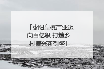 枣阳皇桃产业迈向百亿级 打造乡村振兴新引擎