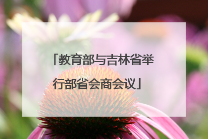 教育部与吉林省举行部省会商会议