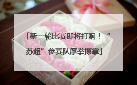 新一轮比赛即将打响！“苏超”参赛队摩拳擦掌