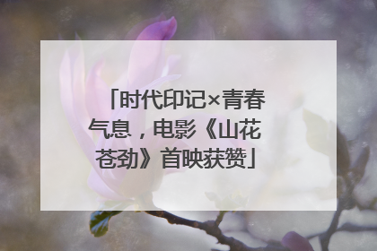 时代印记×青春气息，电影《山花苍劲》首映获赞