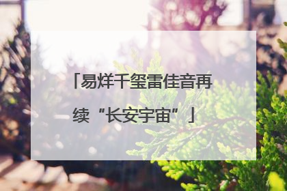 易烊千玺雷佳音再续“长安宇宙”