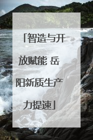 智造与开放赋能 岳阳新质生产力提速