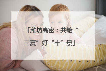 潍坊高密：共绘“三夏”好“丰”景