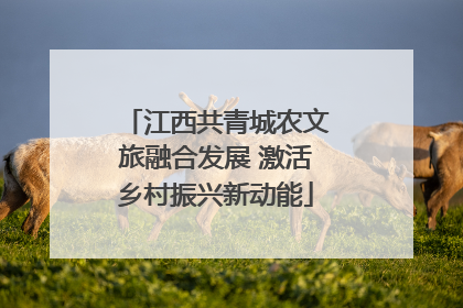 江西共青城农文旅融合发展 激活乡村振兴新动能