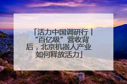 活力中国调研行丨 “百亿级”营收背后，北京机器人产业如何释放活力