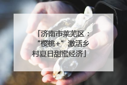 济南市莱芜区：“樱桃+”激活乡村夏日甜蜜经济