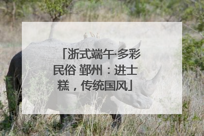 浙式端午·多彩民俗 鄞州：进士糕，传统国风