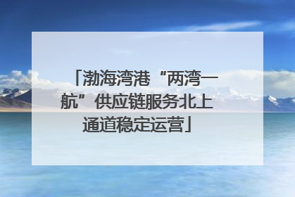 渤海湾港“两湾一航”供应链服务北上通道稳定运营