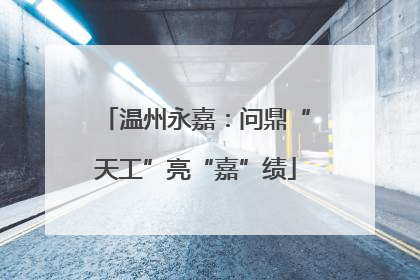 温州永嘉：问鼎“天工”亮“嘉”绩