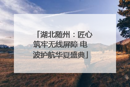 湖北随州：匠心筑牢无线屏障 电波护航华夏盛典