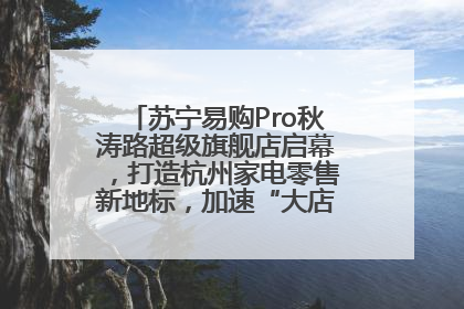 苏宁易购Pro秋涛路超级旗舰店启幕，打造杭州家电零售新地标，加速“大店攻略”全省布局
